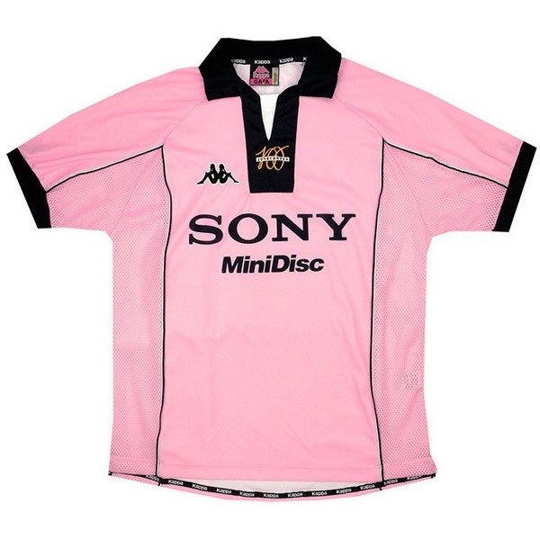 Camiseta Juventus Segunda equipación Retro 1997 1998 Rosa